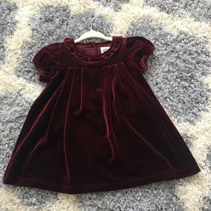 GAP velvet maroon holiday dress